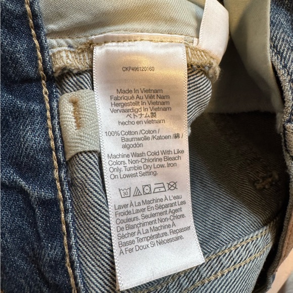 MADEWELL Low Slung Baggy Crop Jeans 26P - Picture 11 of 12